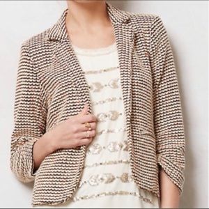 Anthropologie Cartonnier Tasmin Tweed Blazer